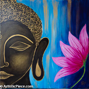 Buddha_black_20x20